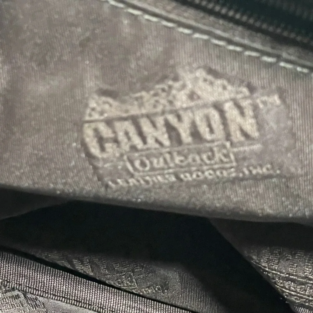 Canyon Outback Duffle Bag Mens Large Brown Leather Weekender Uniter 100M